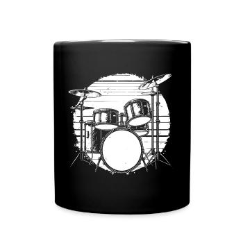 Drum Kit - Full Color Mug - black - Front