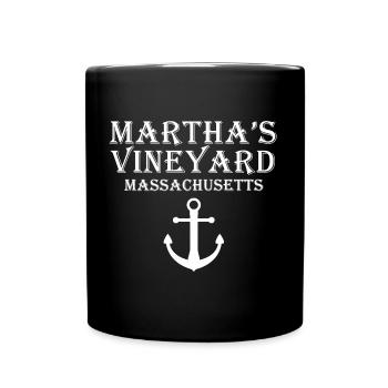Martha'S Vineyard Massachusetts - Full Color Mug - black - Front