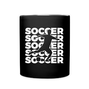 Soccer - Full Color Mug - black - Front