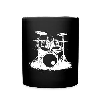 Drum Kit - Full Color Mug - black - Front