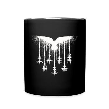 The Sacred Raven - Full Color Mug - black - Front