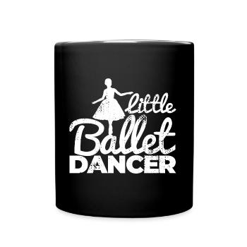 Little Ballet Dancer - Full Color Mug - black - Front