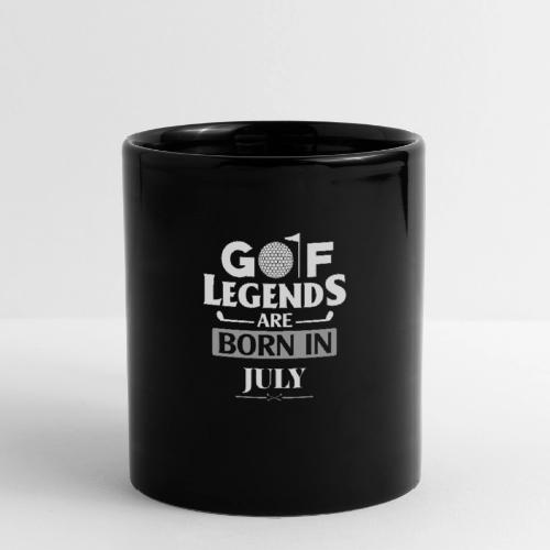Golf Legends Born In July - Birthday Golf Gift Tee - Full Color Mug