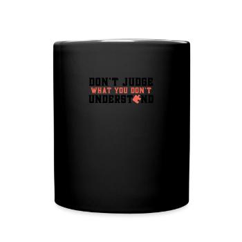 Autism Awareness - Dont Judge What You Dont - Full Color Mug - black - Front