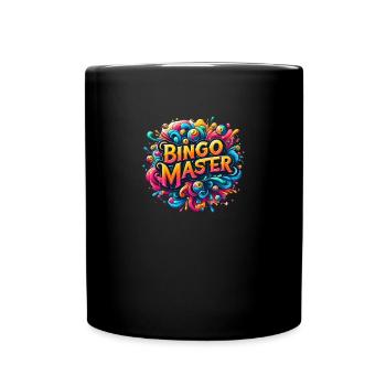 Get Your Bingo Master Tee Today! Stylish & Comfy - Full Color Mug - black - Front
