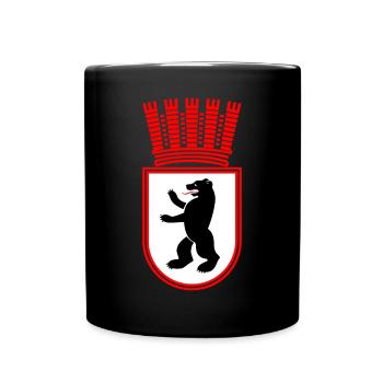Berlin Coat of Arms - Full Color Mug - black - Front