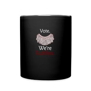 Vote We're Ruthless - Full Color Mug - black - Front