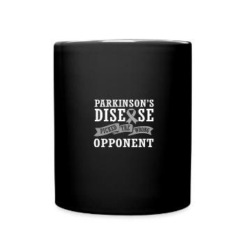 Picked The Wrong Opponent Parkinson's Warrior - Full Color Mug - black - Front