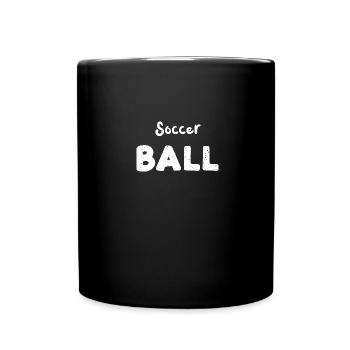 Soccer Ball - Soccer - Full Color Mug - black - Front