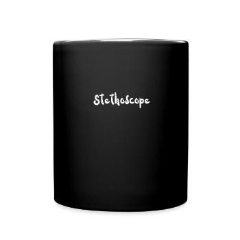 Stethoscope - Doctor - Full Color Mug - black - Front