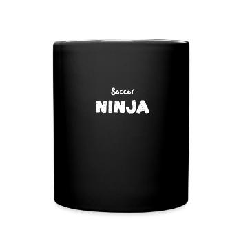 Soccer Ninja - Soccer - Full Color Mug - black - Front