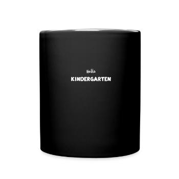 Hello Kindergarten - Kindergarten - Full Color Mug - black - Front