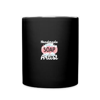 Handmade Soap Artist Soaping Soap Making - Full Color Mug - black - Front