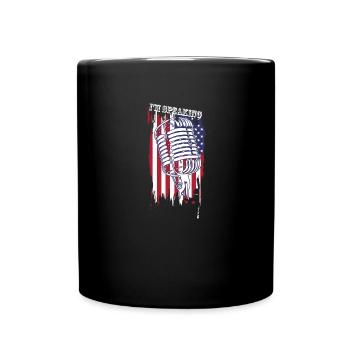 Im Speaking for public - Full Color Mug - black - Front
