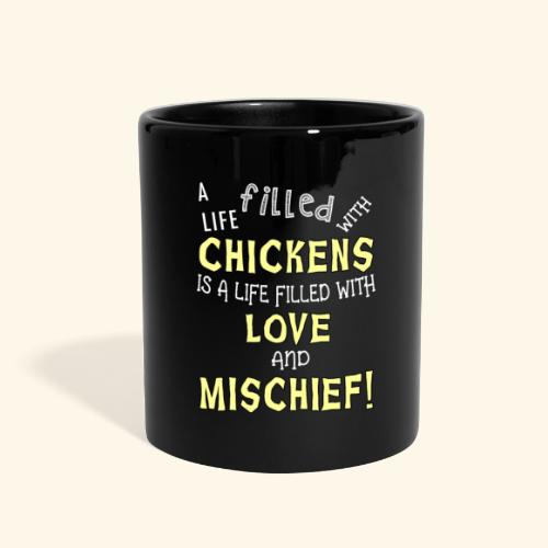 Chickens Love and Mischief - Full Color Mug