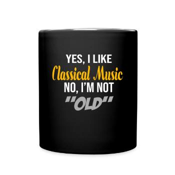 Classical Music Lover - Full Color Mug - black - Front