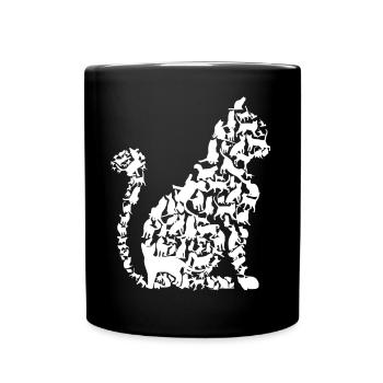 Cat Lover - Full Color Mug - black - Front