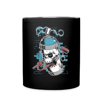 Graffiti Cartoon - Full Color Mug - black - Front