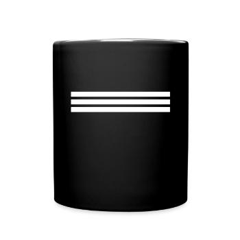 Shape line line bars punctuation mark gift - Full Color Mug - black - Front