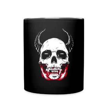 Vampire Skull - Full Color Mug - black - Front