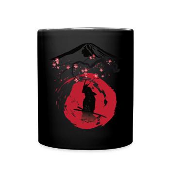 Japanese Samurai Art - Full Color Mug - black - Front