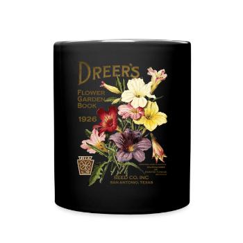 90s Vintage cottage core - Full Color Mug - black - Front