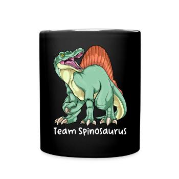 Team Spinosaurus Dinosaur Spine Lizard Prehistoric - Full Color Mug - black - Front
