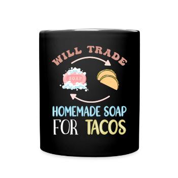 Soap Making Soap Maker - Full Color Mug - black - Front