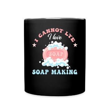 Soap Making Soap Maker - Full Color Mug - black - Front