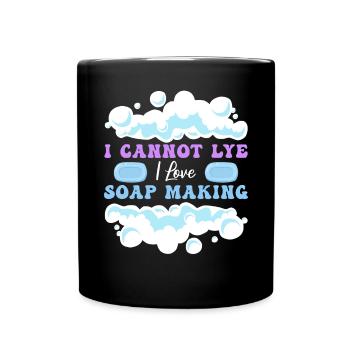 Soap Making Soap Maker - Full Color Mug - black - Front