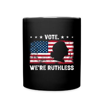 Vote We Are Ruthless - Full Color Mug - black - Front