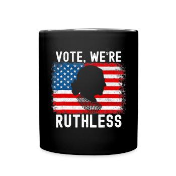Vote We Are Ruthless - Full Color Mug - black - Front