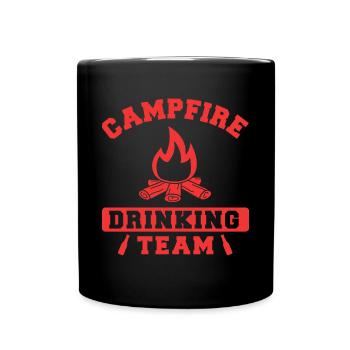 Campfire Drinking Team - Full Color Mug - black - Front