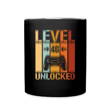 level 46 unlocked - Full Color Mug - black - Front