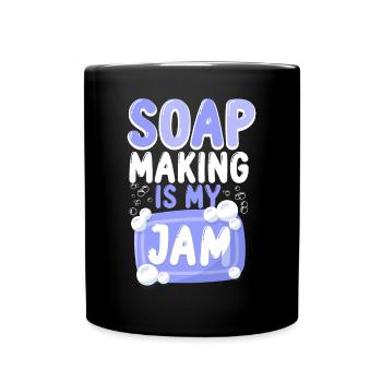 Soap Making Crafting Soap Making - Full Color Mug - black - Front