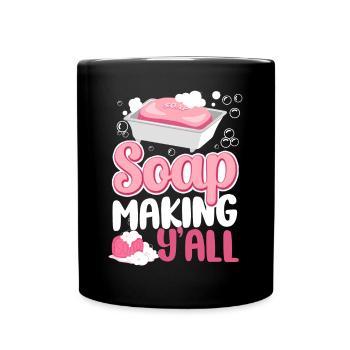 Soap Making Crafting Soap Making - Full Color Mug - black - Front