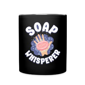Soap Making Crafting Soap - Full Color Mug - black - Front