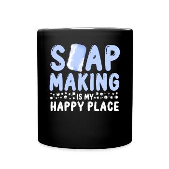 Soap Making Crafting Soap Making - Full Color Mug - black - Front