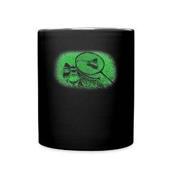badminton - Full Color Mug - black - Front
