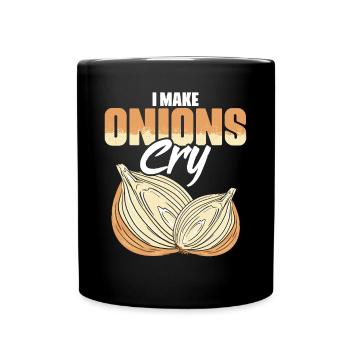 I Make Onions Cry Funny Culinary Arts Humor For - Full Color Mug - black - Front