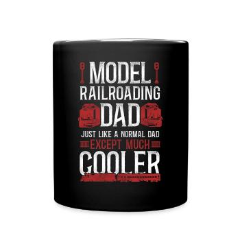 Freight Diesel Train Driver - Full Color Mug - black - Front