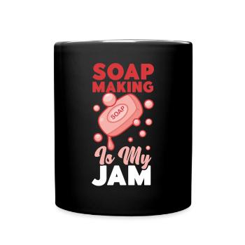 Soap Making Crafting Soap Making - Full Color Mug - black - Front