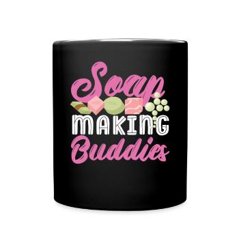 Soap Making Crafting Soap Making - Full Color Mug - black - Front
