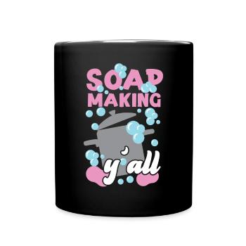 Soap Making Crafting Soap Making - Full Color Mug - black - Front