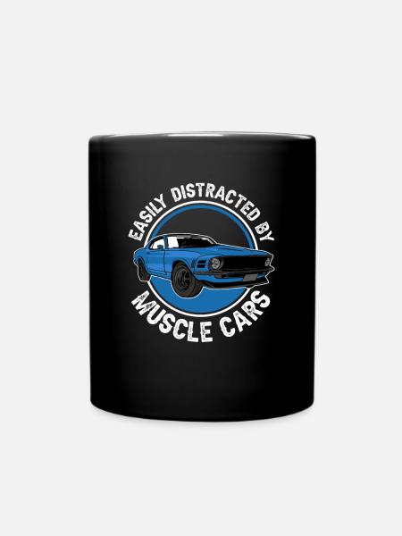 Classic american muscle cars vintage Design - Full Color Mug - black