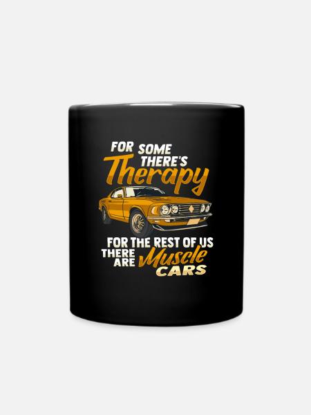 Classic american muscle cars vintage Design - Full Color Mug - black
