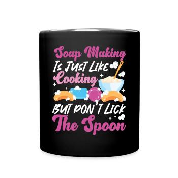 Soap Making Crafting Soap Making - Full Color Mug - black - Front