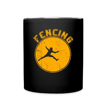 fencing - Full Color Mug - black - Front