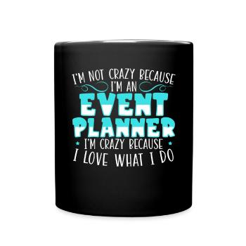 Event Management Organizer Event Planner - Full Color Mug - black - Front