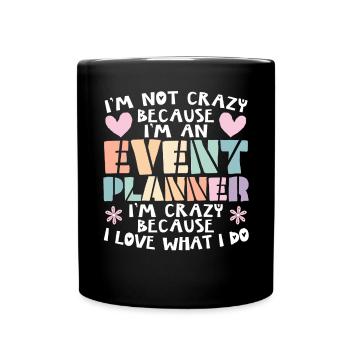 Event Management Organizer Event Planner - Full Color Mug - black - Front